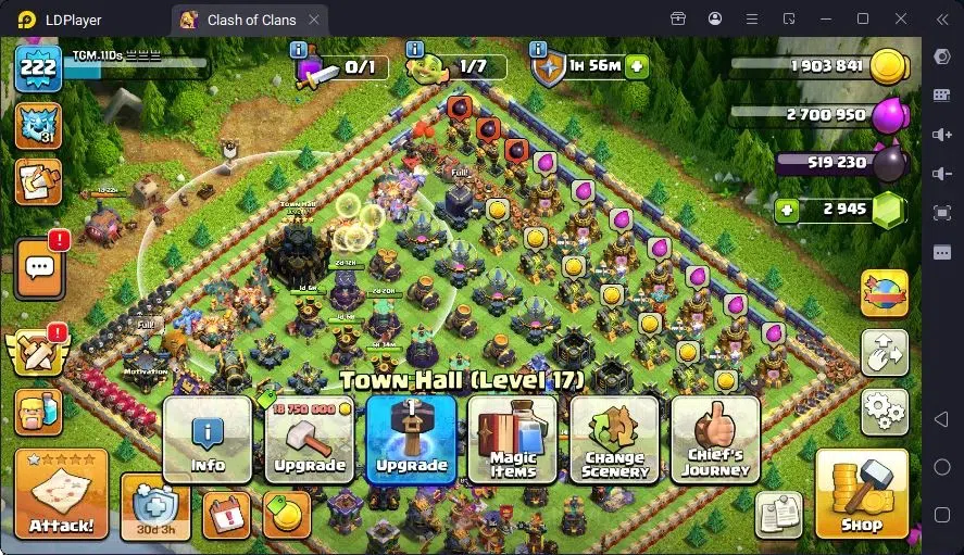 Clash of Clans Accounts Global |TH 17-BH 10|LVL 222|BK 86,AQ90,MP71,GW74,R image 2