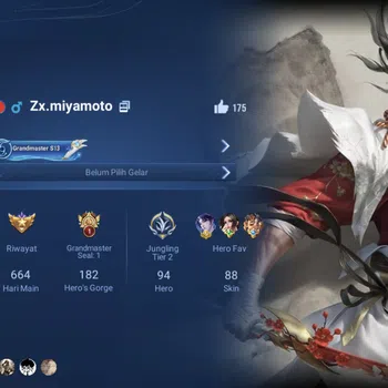 Honor of Kings Accounts Rare Skin Global Hero 94 Skin 88: Limited Musashi, Legend Musashi, KIC Luna, Sanxingdui Hou Yi, Fox