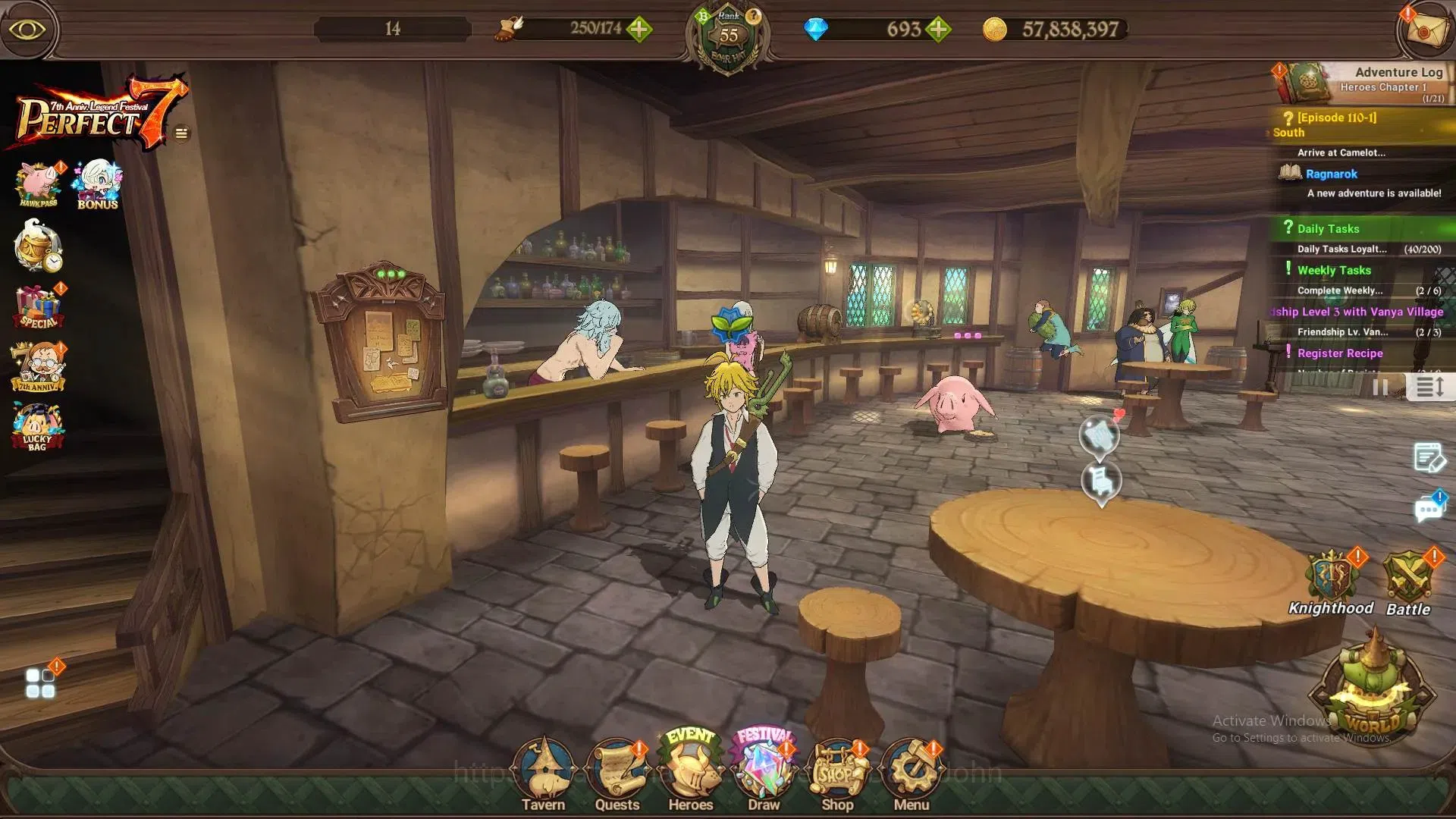 The Seven Deadly Sins: Grand Cross Accounts Global | 2.5M CC | 693 DM|LR Mesis MAX|UR Merlin & image 14