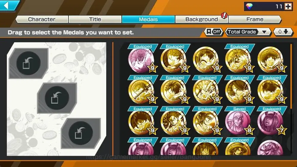 One Piece Bounty Rush Accounts Global | EX 3 |2 MAX | PR 8 | Gol D. Roger Lv.Max, image 3