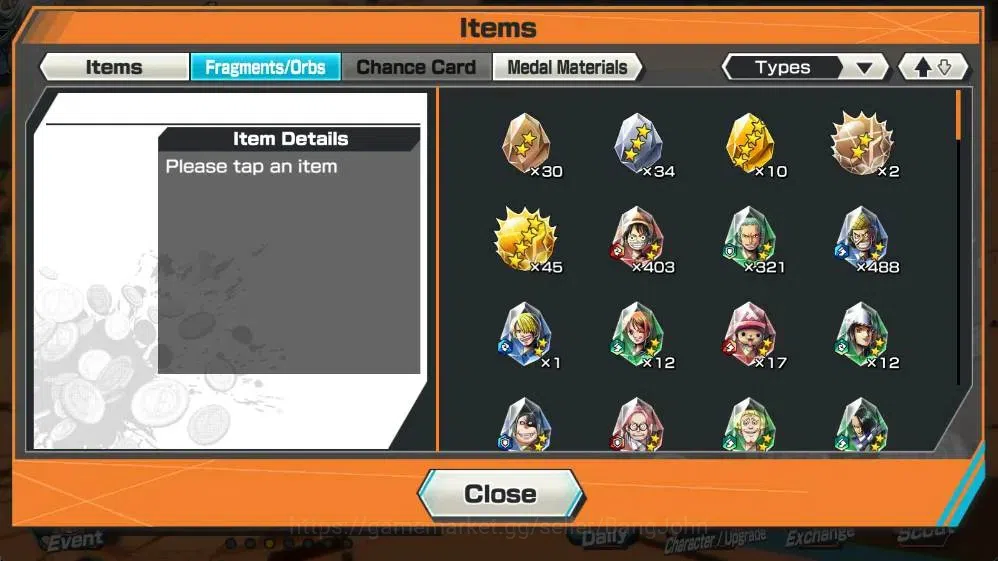 One Piece Bounty Rush Accounts Global | EX 3 |2 MAX | PR 8 | Gol D. Roger Lv.Max, image 9