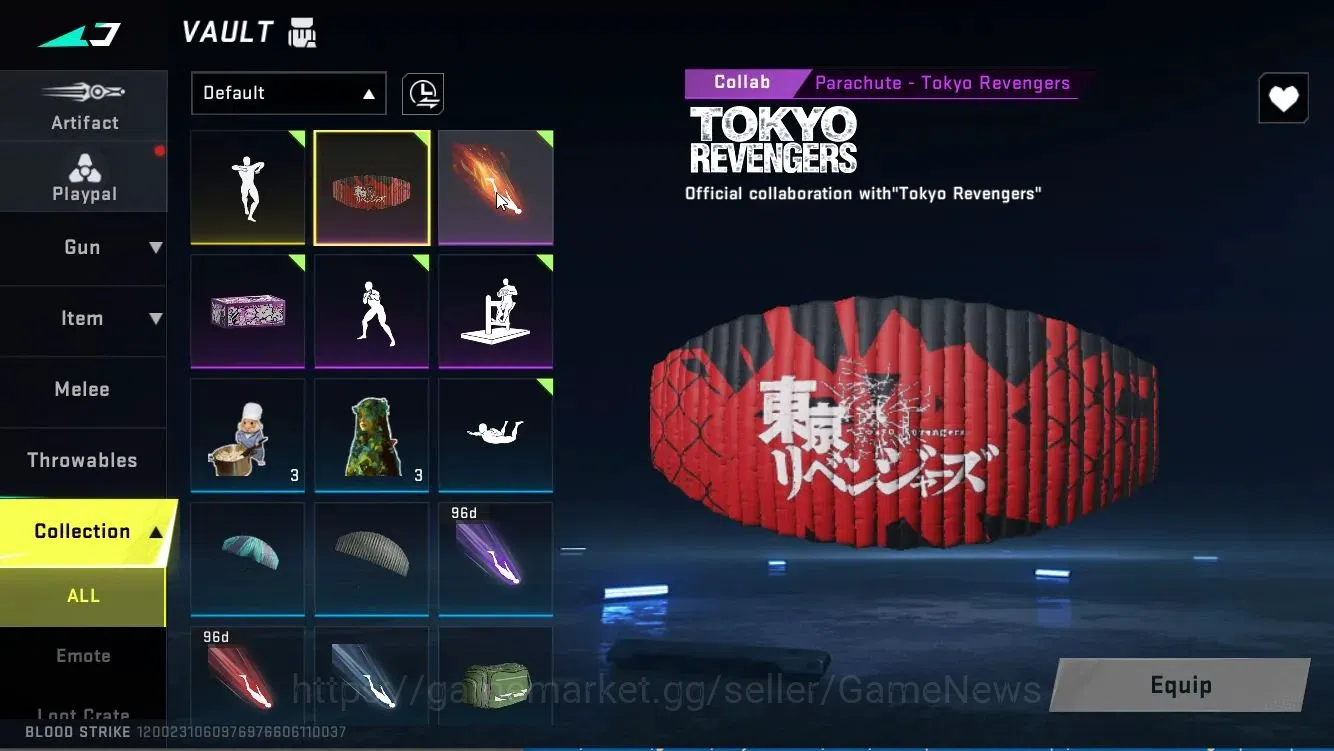 Blood Strike Accounts ASIA|Collab TOKREV[JACK-Takemichi,MCX,Parachute]|U image 18