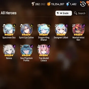Epic Seven Accounts High-End Global UnVerif|Full CZN| 8 ML(Renoa,SP Politis,etc)(MeiLin & Haru)+Art,Ivana,Estelle Etc|AUTO