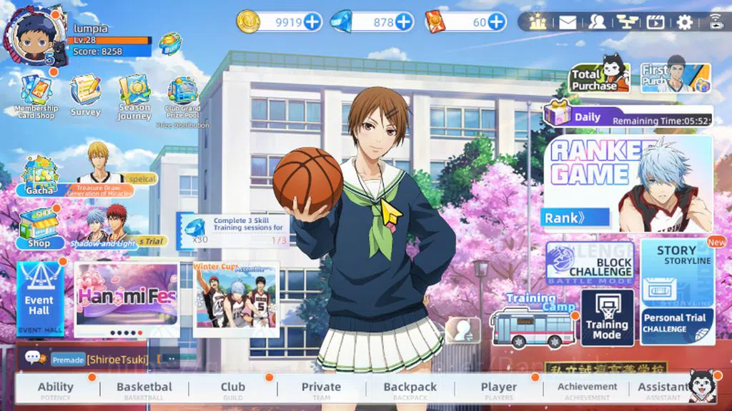 Kuroko's Basketball Street Rivals Accounts SEA | SV07 | LVL 28 | Daiki Aomine, Shintaro Midor image 5