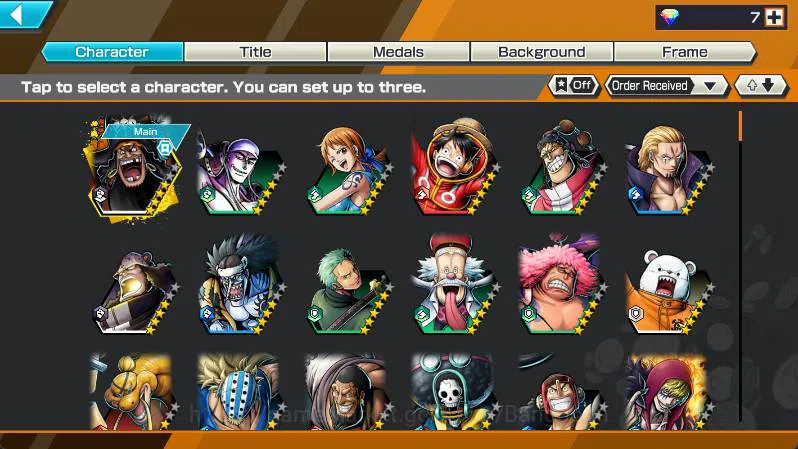 One Piece Bounty Rush Accounts GLOBAL | 3 ex | Borsalino, Trafalgar, Marshall | L image 2