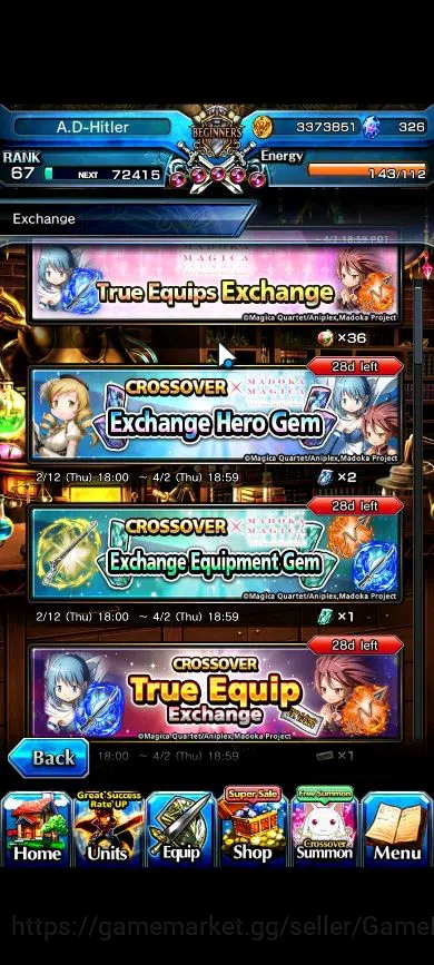 Grand Summoners Accounts End-Game Global|Rank 67|18 Ascend|InumutaTW,EmiyaTW,WH Fen,LM 11