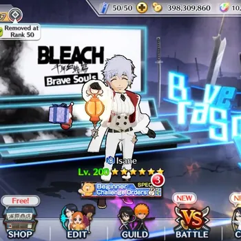 Bleach: Brave Souls Accounts Mid-Tier Global | 10K BP+5K Orb | Mid Story | Issane Xmas24 | Yumichika TMV | Yoruichi Xmas22