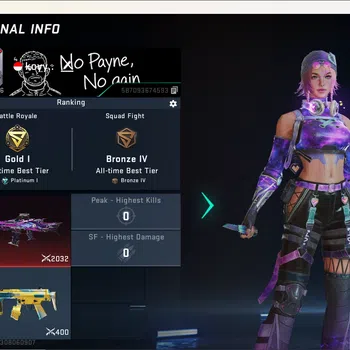 Blood Strike Accounts Others ASIA |1 Eternal Gun:M4A1-Blight's Embrace|Ultra Melee ButterflyKnife-Synthwave|1 Collab Gun|1