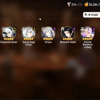 Epic Seven Accounts High-End Global UnVerif|NewEra|6 ML(LQ Charlotte,E Ilynav,Straze,SS Vivian Etc) Aram,Argent