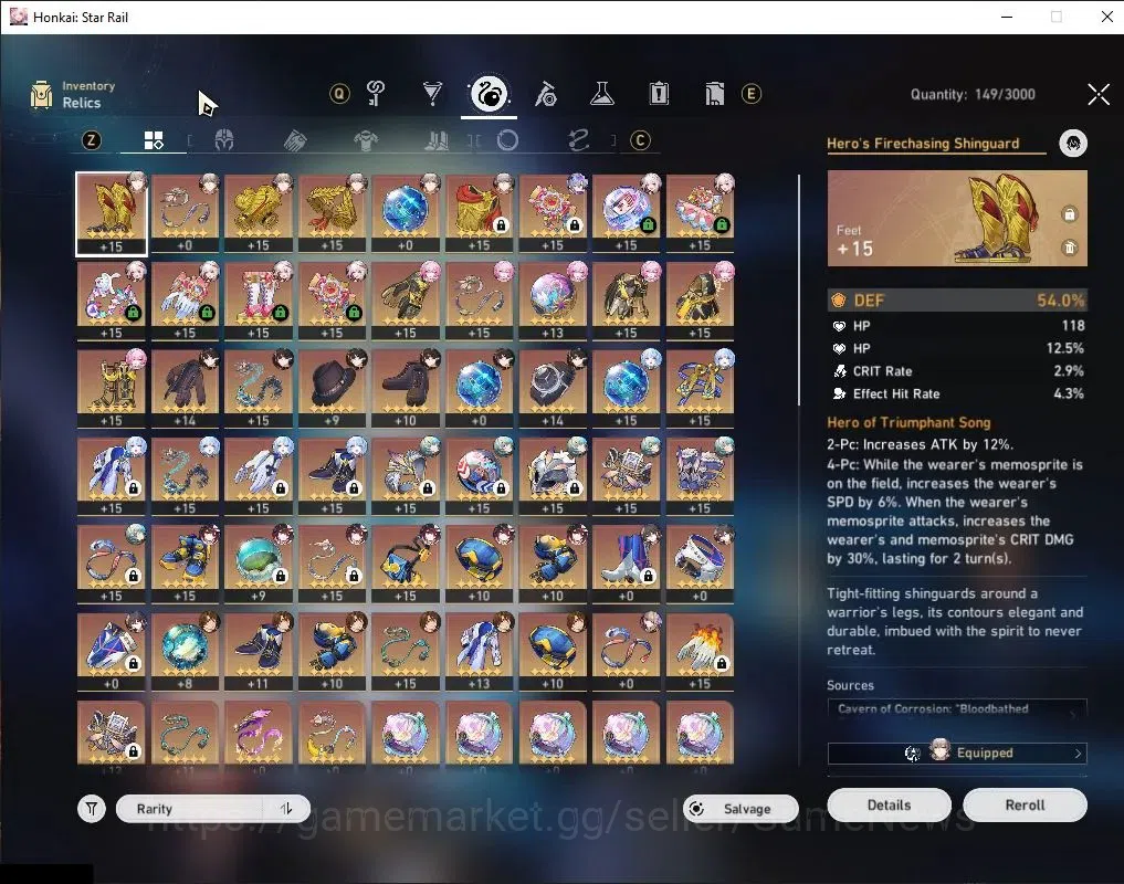 Honkai Star Rail Accounts Asia|TL 63|Anaxa Prem Team|9 Limited|[Anaxa,Cyrene image 8