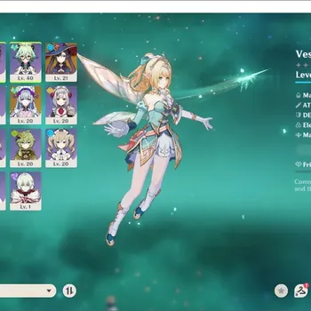 Genshin Impact Accounts Starter ASIA|Starter AR 23|1 Limited 5* Char(Vesna)|MC Aether|Low Explore+Low Missions|Check