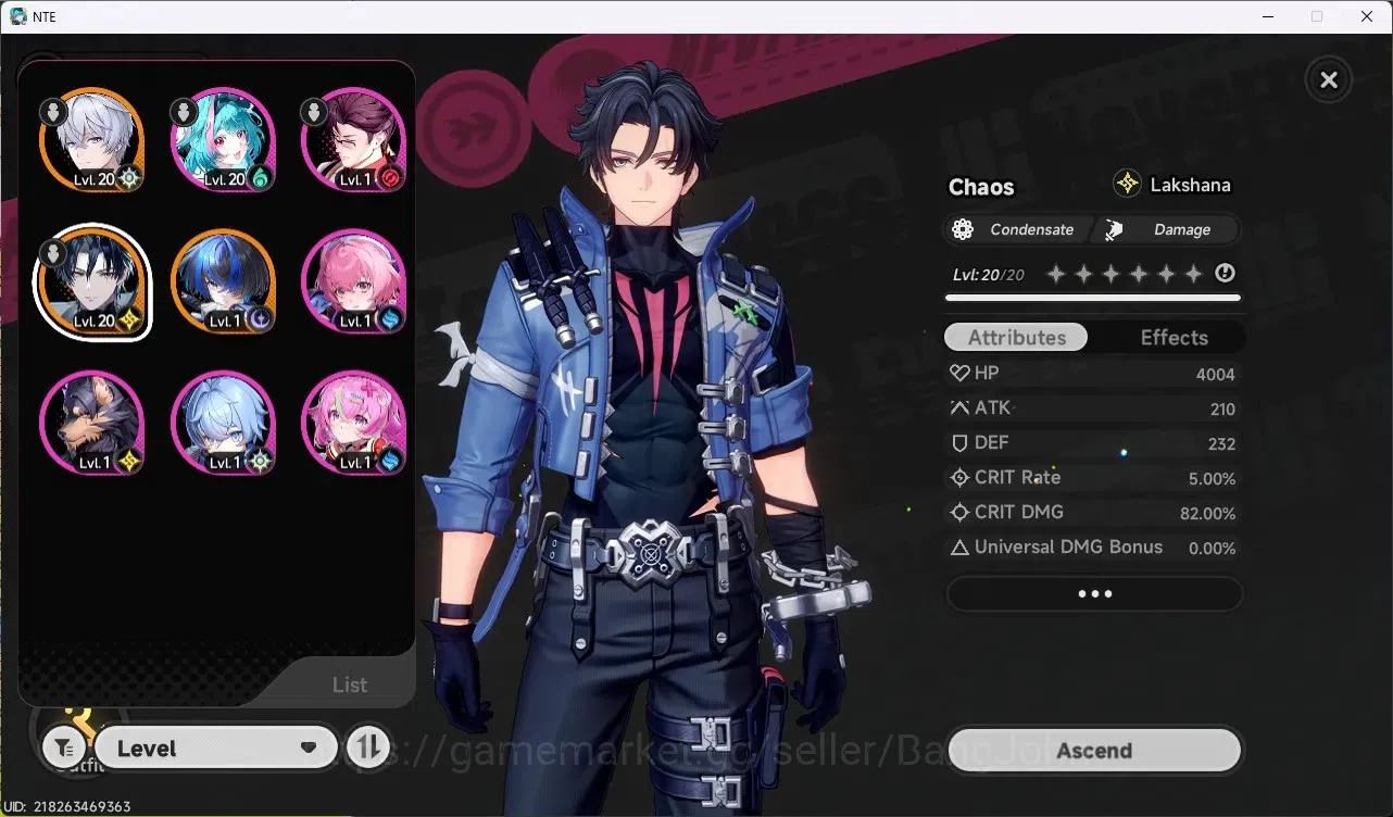 Neverness to Everness Accounts EU|Hunter Lvl 6|2 S-Class [Chaos&Daffodil]|6 A-Cla image 2