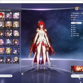 Honkai Star Rail Accounts Others Asia|TL 47|3 Limited Himeko Nova+Sign, Huohuo,Archer & 3 Standard Char Yanqing Etc|Female