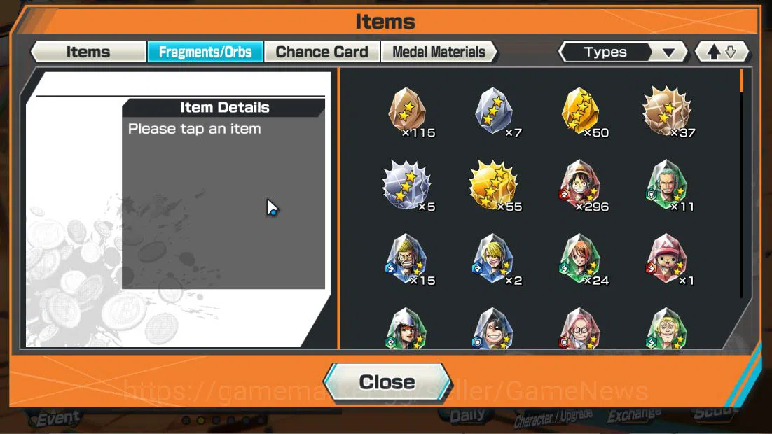 One Piece Bounty Rush Accounts Starter Global|5 EX|BMO Kaido,WI Trafalgar Law,MWD Luffy,FE Sabo,BP Kuzan|Rank 11