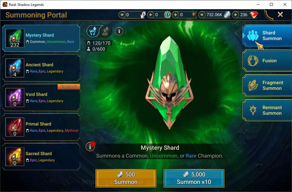 Raid: Shadow Legends Accounts Mid-Game Lv51 683K Power|1 Mythic(Nais the Shadowthief)+22 13