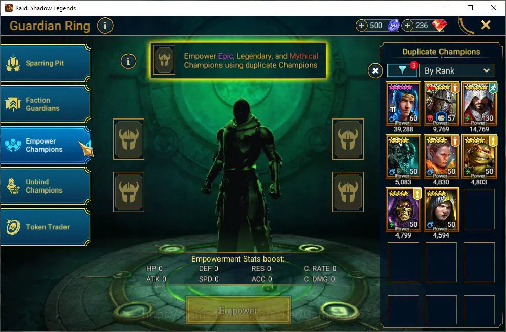 Raid: Shadow Legends Accounts Mid-Game Lv51 683K Power|1 Mythic(Nais the Shadowthief)+22 8