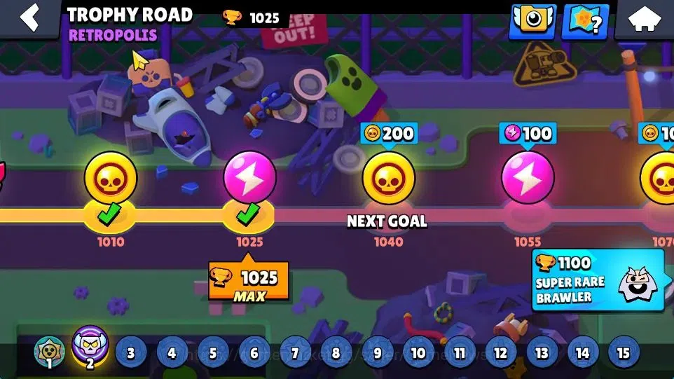 Brawl Stars Accounts 1025 Trophy | 9040 Bling | 13 Brawlers 1 Max Lvl ( image 5