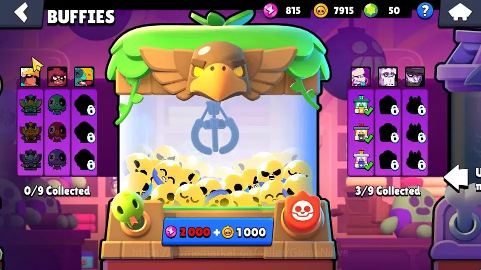 Brawl Stars Accounts 1025 Trophy | 9040 Bling | 13 Brawlers 1 Max Lvl ( image 6