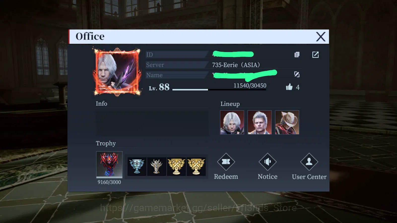 Devil May Cry: Peak of Combat Accounts DMC52 | ALL DEVICE | GLOBAL ASIA | SPECIAL 13SSR M image 7