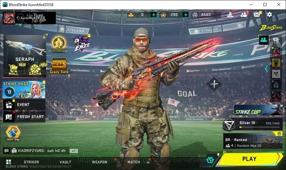 Blood Strike Accounts ASIA|Starter|EVO M1887-Destroyer Lv2|NetEase|Check image 1