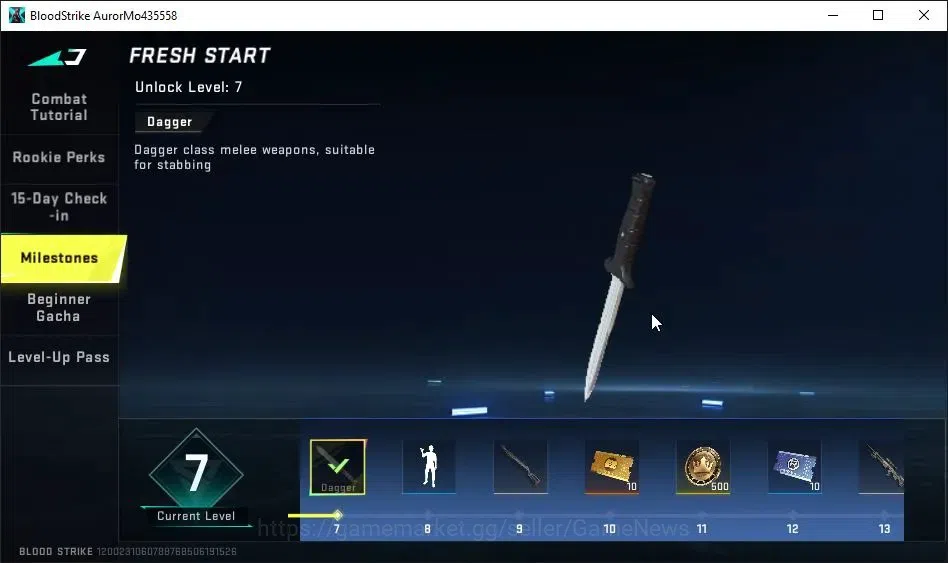 Blood Strike Accounts ASIA|Starter|EVO M1887-Destroyer Lv2|NetEase|Check image 11