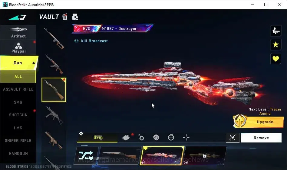 Blood Strike Accounts ASIA|Starter|EVO M1887-Destroyer Lv2|NetEase|Check image 3