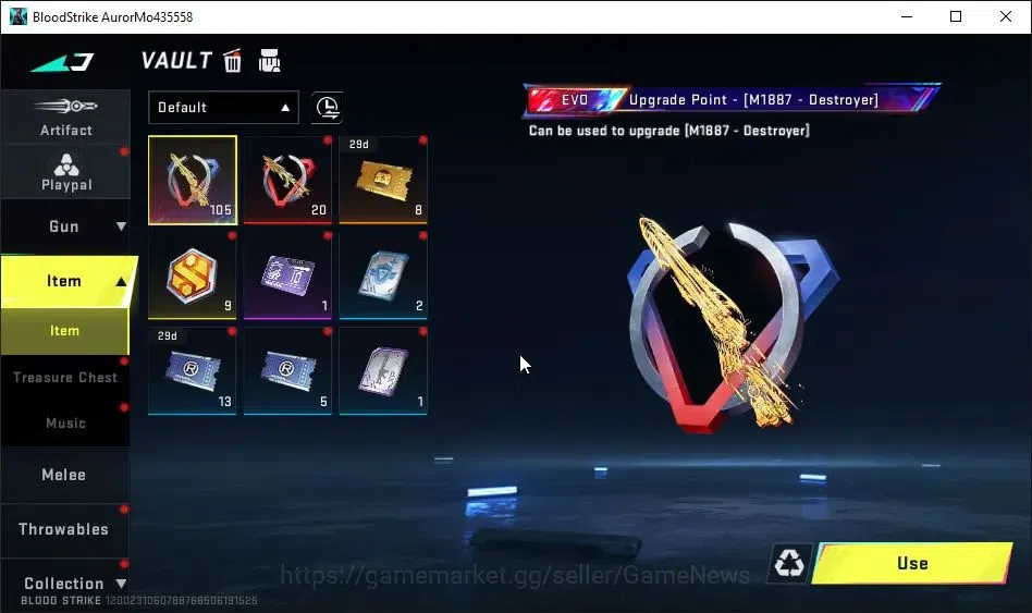 Blood Strike Accounts ASIA|Starter|EVO M1887-Destroyer Lv2|NetEase|Check image 5