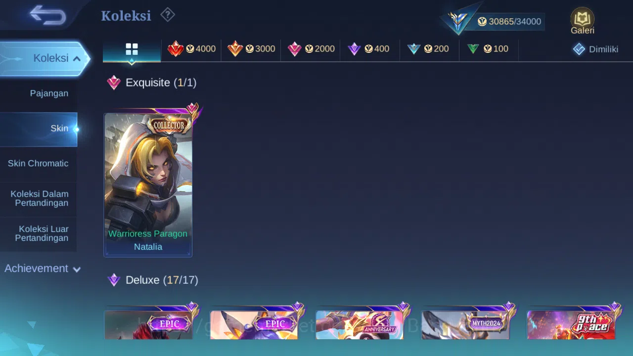 Mobile Legends: Bang Bang Accounts Hero 110 Skin 170 | CC Nata | Blazing Layla, Esme  image 2