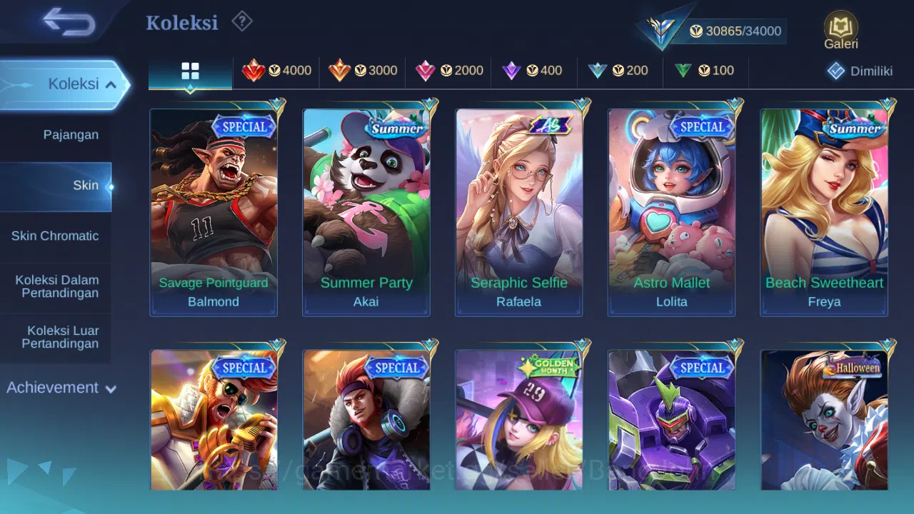 Mobile Legends: Bang Bang Accounts Hero 110 Skin 170 | CC Nata | Blazing Layla, Esme  image 6