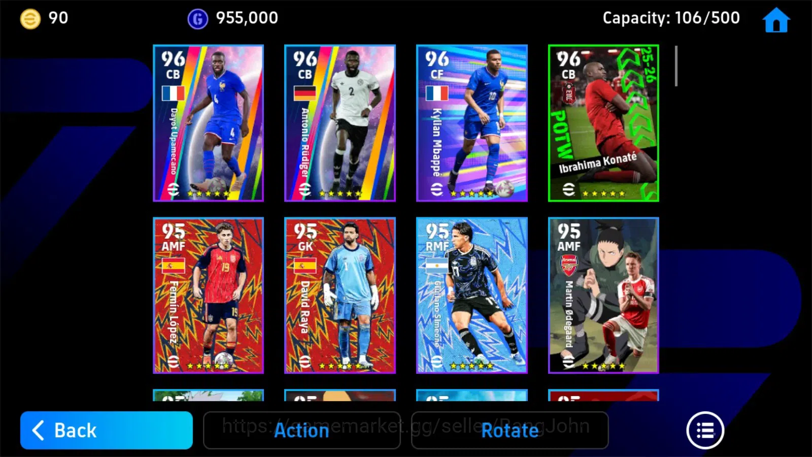 eFootball Accounts Mobile|PW 312|Epic Puskás,Gerrard,Kahn,Donadoni,Pe image 1