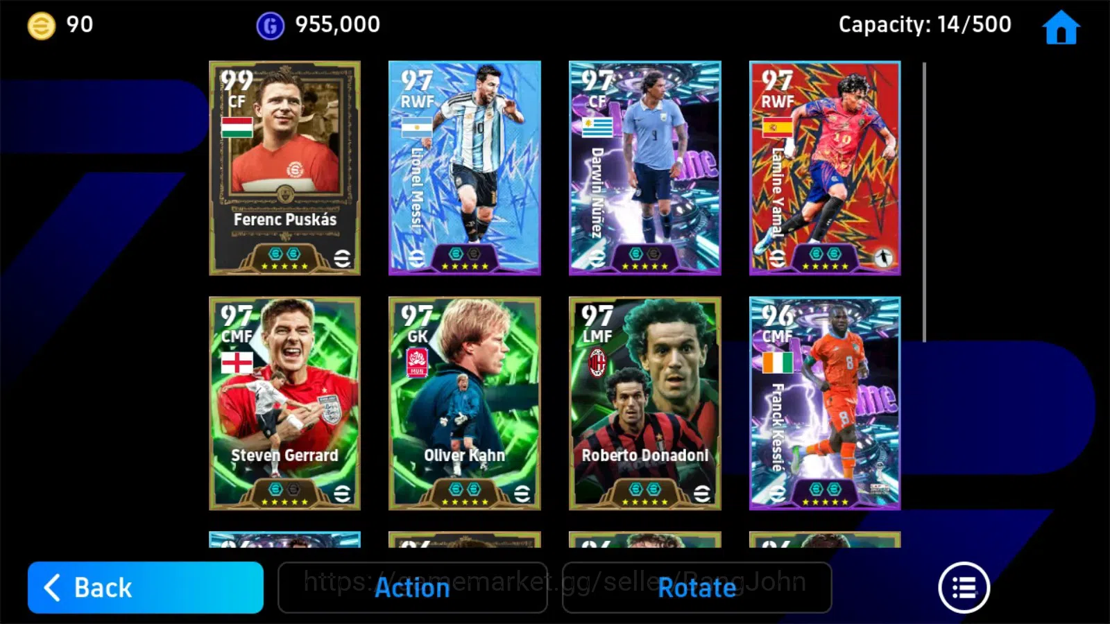 eFootball Accounts Mobile|PW 312|Epic Puskás,Gerrard,Kahn,Donadoni,Pe image 3