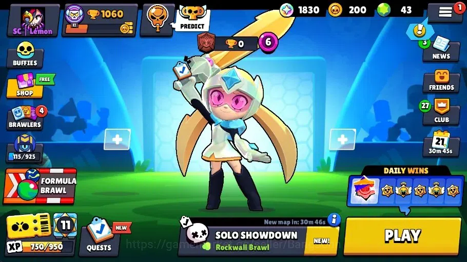 Brawl Stars Accounts Global | 1060 Thropy|15 Brawler|3 Max Hypercharge( image 1