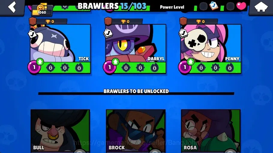 Brawl Stars Accounts Global | 1060 Thropy|15 Brawler|3 Max Hypercharge( image 7