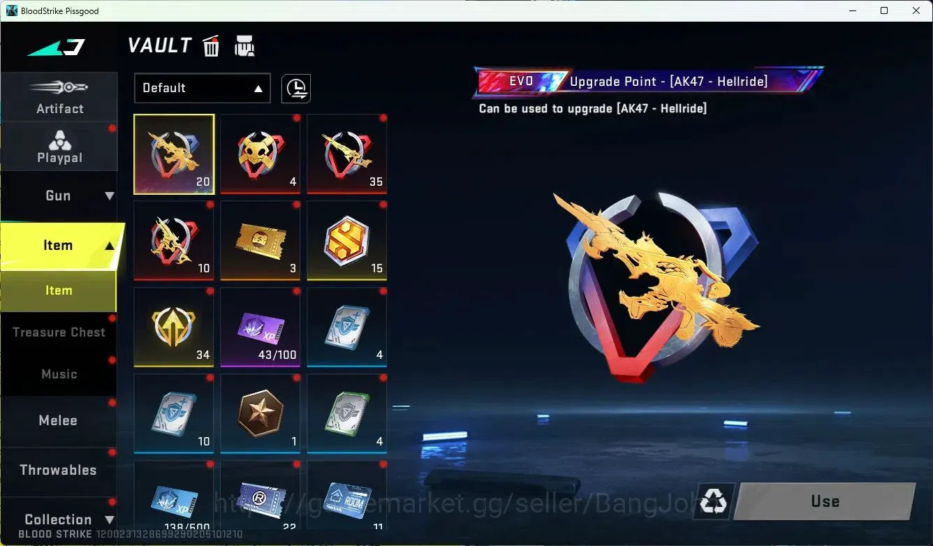 Blood Strike Accounts ASIA |ETERNAL=SPEAR(LVL2)|LIMITED=RPK,MP155|COLLAB image 5