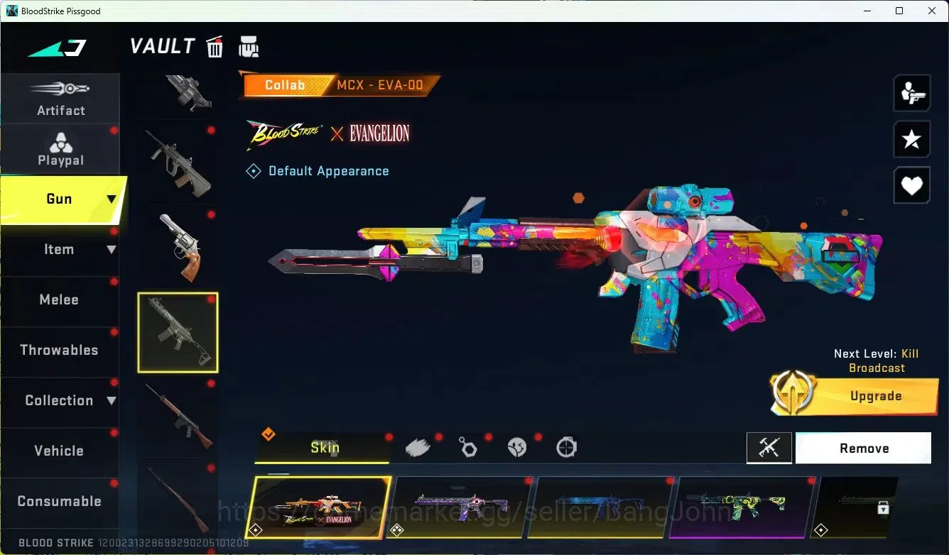 Blood Strike Accounts ASIA |ETERNAL=SPEAR(LVL2)|LIMITED=RPK,MP155|COLLAB image 9