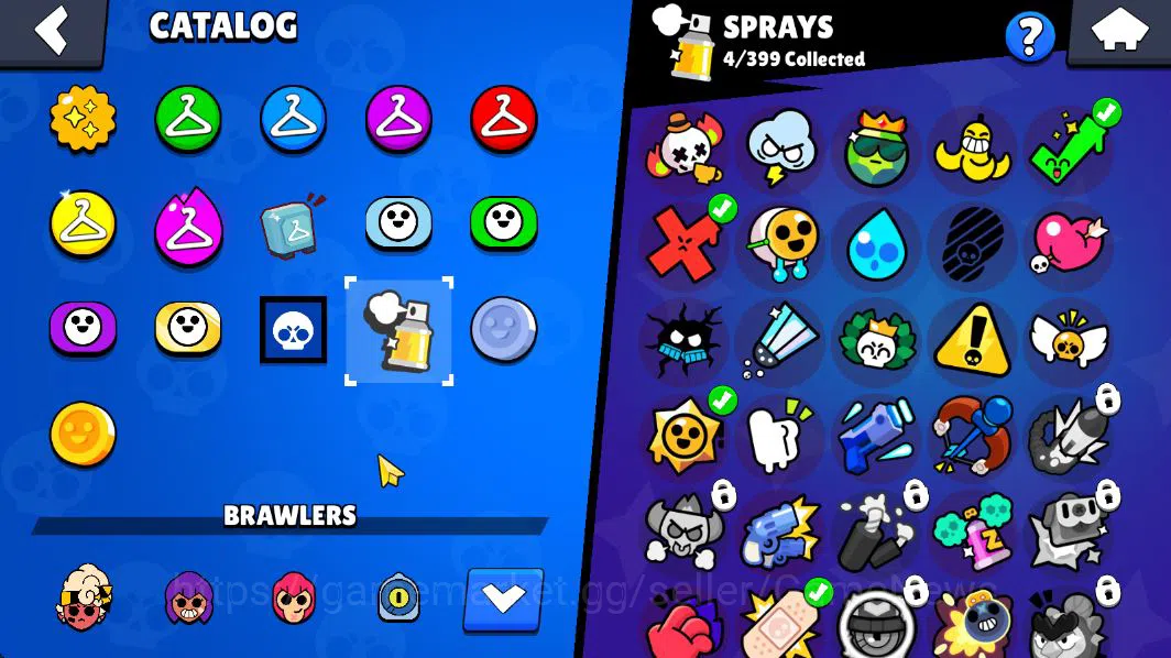 Brawl Stars Accounts 1015 Trophy |16 Brawlers 3 MAX Lvl (Shelly,Tick,Bo) | 1 Epic Skin (Royale Trunk) |CN 12