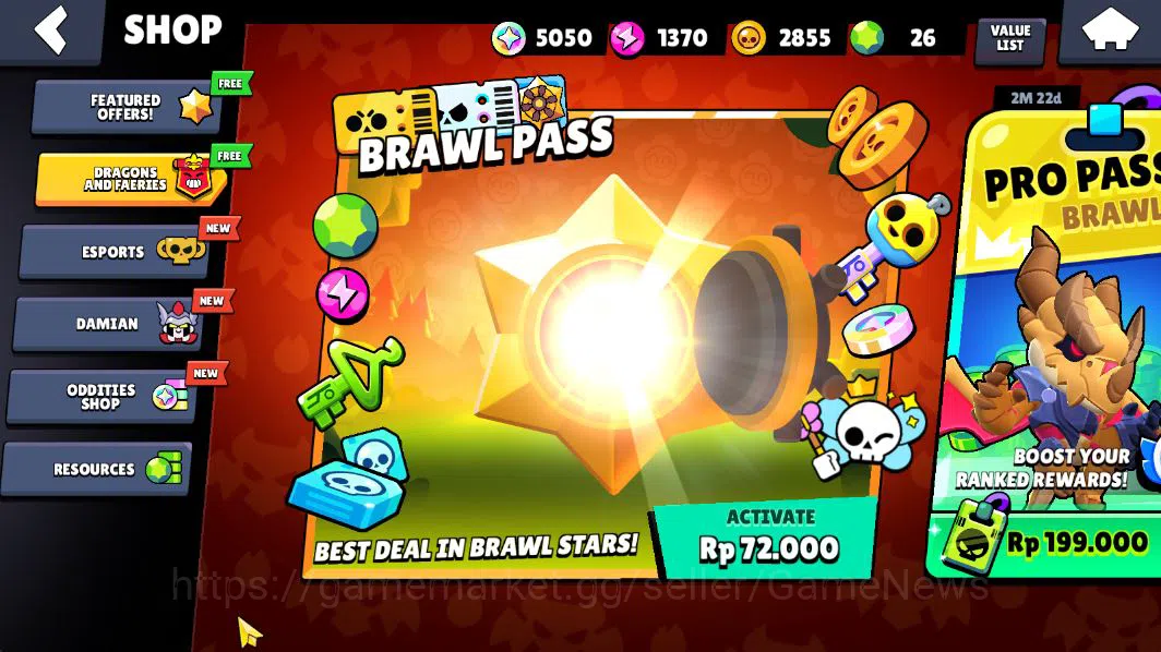 Brawl Stars Accounts 1015 Trophy |16 Brawlers 3 MAX Lvl (Shelly,Tick,Bo) | 1 Epic Skin (Royale Trunk) |CN 7
