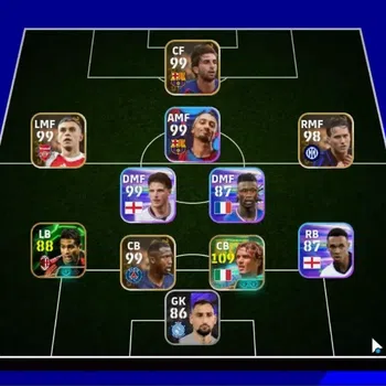 eFootball Accounts Legends & Iconic Players Android|3 Epic Paulo Maldini,Serginho,Marco Reus|4 Show Time Lionel Messi,Lamine