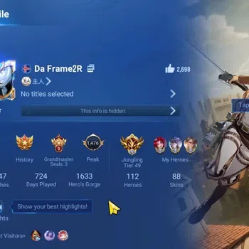 Honor of Kings Accounts Rare Skin Global | 112H 88S |1 Blessed|3 AOT|1 LNY|GM Gan&Mo,AndMore|TakeMail Check SS HOK583B