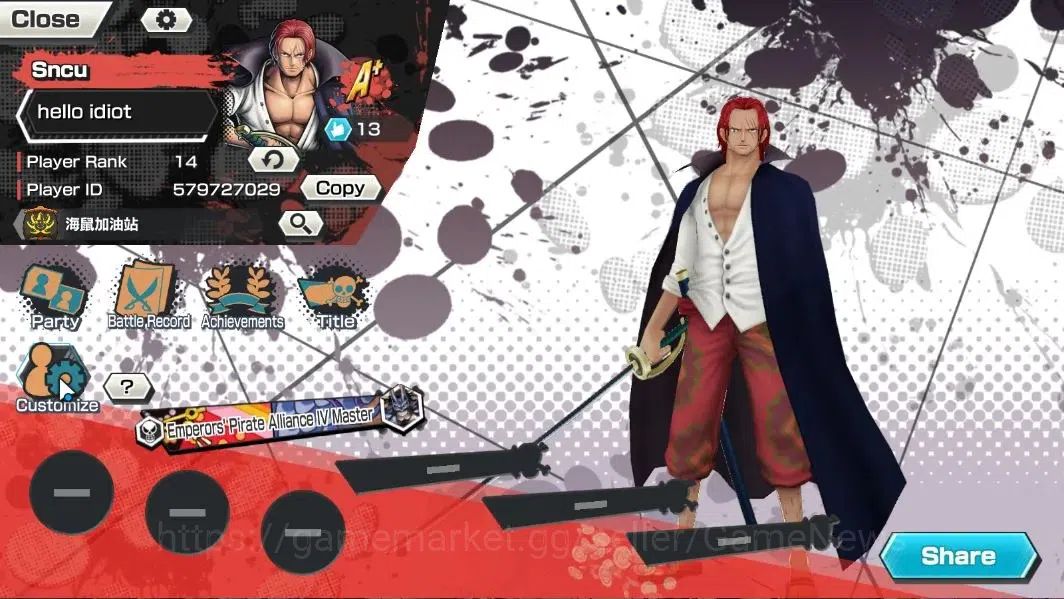 One Piece Bounty Rush Accounts Global|5EX|BMO Kaido,FR Shanks,GP Edward Newgate,F image 2