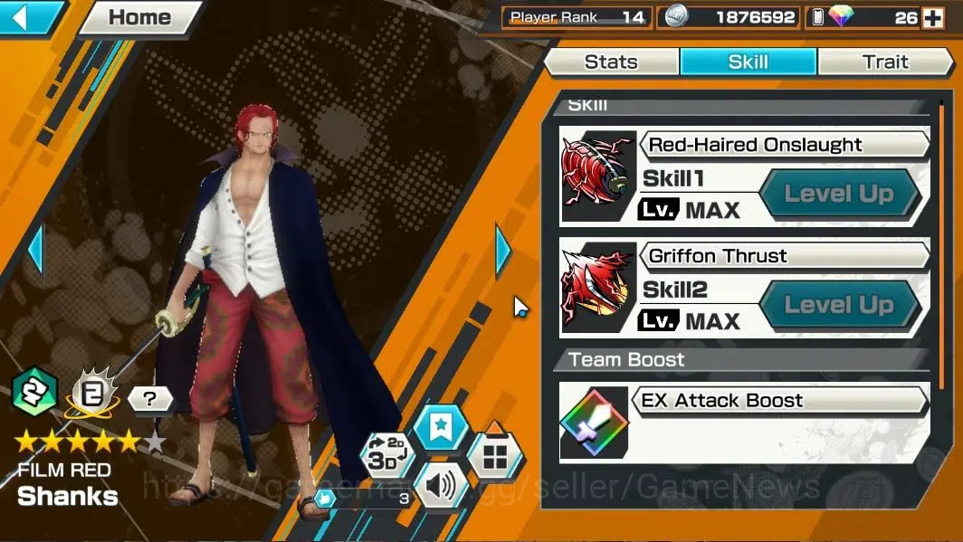 One Piece Bounty Rush Accounts Global|5EX|BMO Kaido,FR Shanks,GP Edward Newgate,F image 8