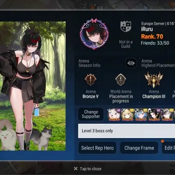 Epic Seven Accounts High-End Europe Verif|Rank 70|41 ML[BW Iseria,R Roana,S Tenebria,Straze,SOT Snow,etc|POH ON-Bless ON|3K