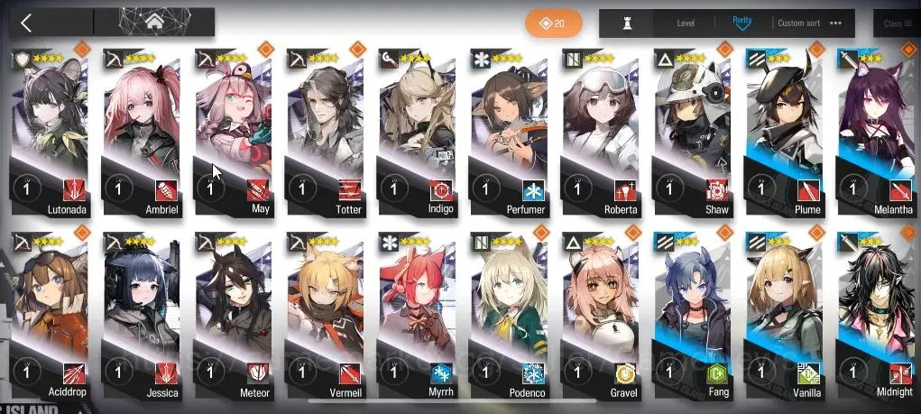 Arknights Accounts Lv 24|57 OP 1 Skin|74,8K Orundum|2 Limited| Marcil image 6