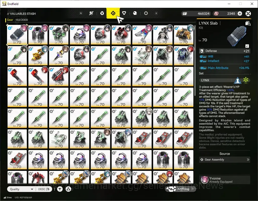 Arknights: Endfield Accounts ASIA|Lv 60|10 SSR (5 Limit) + 20 (*6 Wep)|(YvonneP image 11