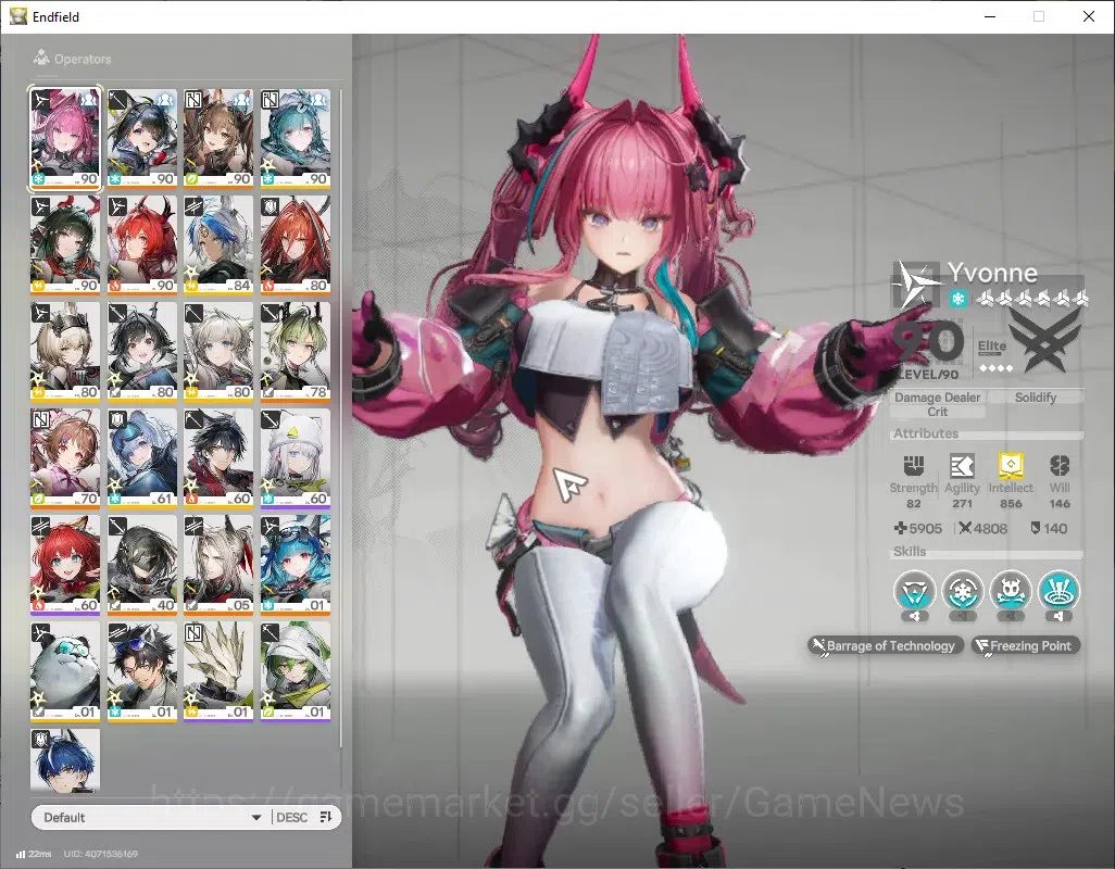 Arknights: Endfield Accounts ASIA|Lv 60|10 SSR (5 Limit) + 20 (*6 Wep)|(YvonneP image 3