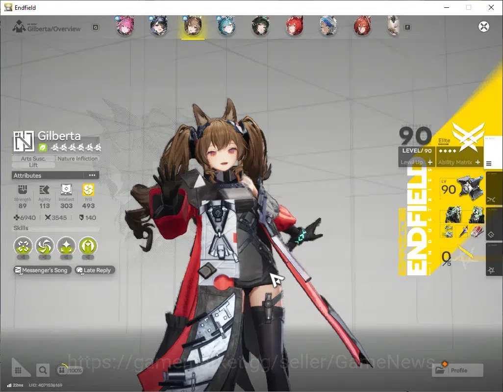 Arknights: Endfield Accounts ASIA|Lv 60|10 SSR (5 Limit) + 20 (*6 Wep)|(YvonneP image 6