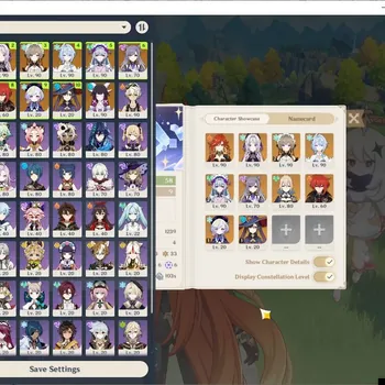 Genshin Impact Accounts Others ASIA|AR 58|5 Limit [Mavuika+Sign,Citlali,Odette,Sandrone C2,Columbina]+6 Char Std|Check