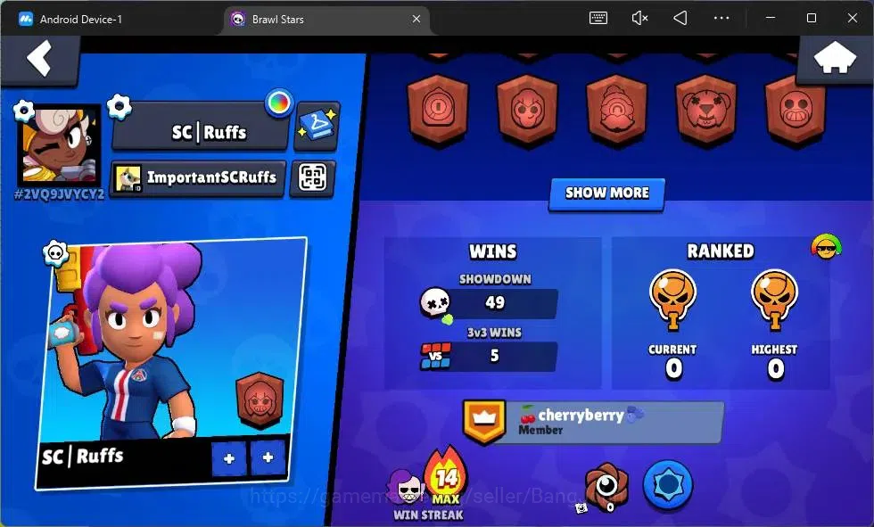 Brawl Stars Accounts Global | 1014 Thropy|15 Brawler | 3 Max Hypercharg image 3