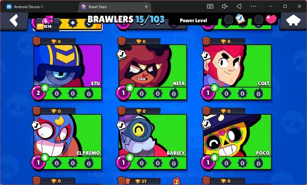 Brawl Stars Accounts Global | 1014 Thropy|15 Brawler | 3 Max Hypercharg image 6