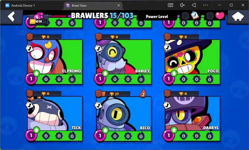 Brawl Stars Accounts Global | 1014 Thropy|15 Brawler | 3 Max Hypercharg image 7